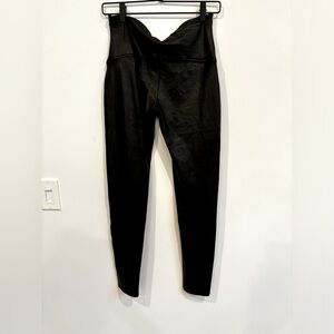 Spanx faux leather leggings, M